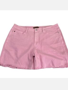 Judy Blue Pink Jean Shorts, Size 3X